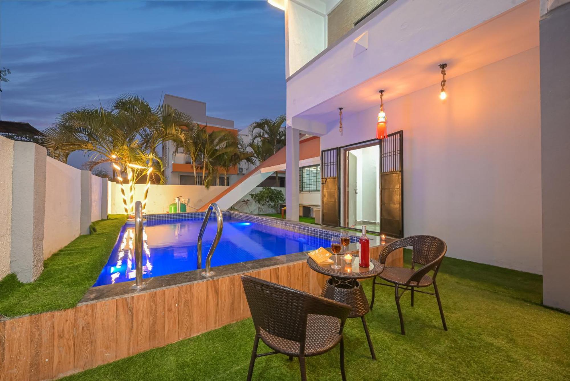 Ll Empyrean Stay II Luxury Ll Celestial Unicorn Villa Ll 3Bhk Ll Ac Ll Private Big Pool Ll Lonavala Bagian luar foto