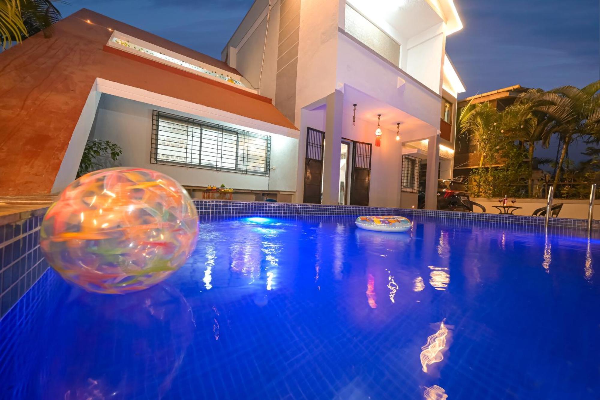 Ll Empyrean Stay II Luxury Ll Celestial Unicorn Villa Ll 3Bhk Ll Ac Ll Private Big Pool Ll Lonavala Bagian luar foto
