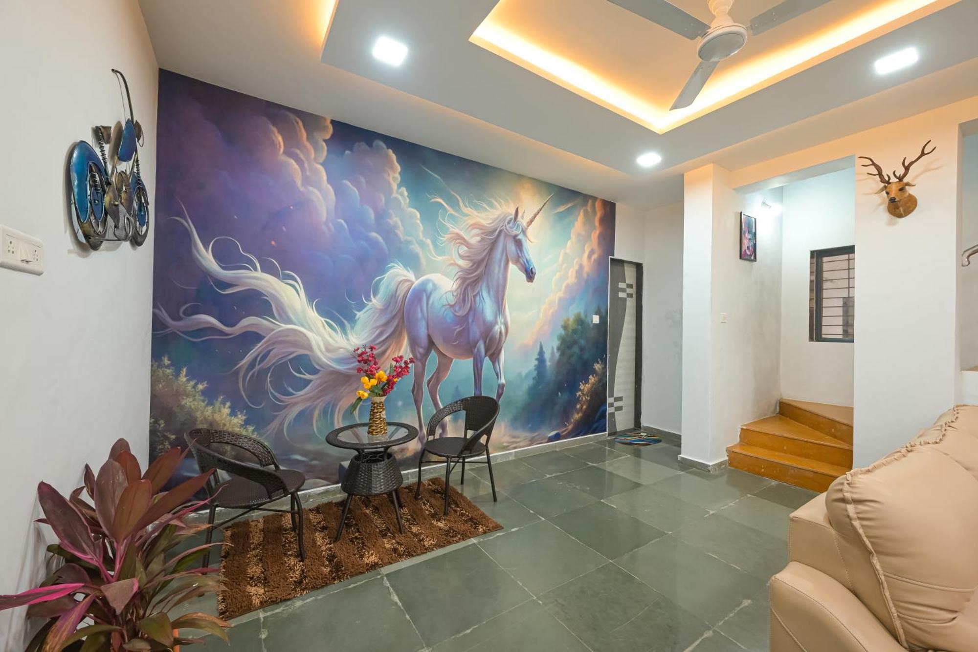 Ll Empyrean Stay II Luxury Ll Celestial Unicorn Villa Ll 3Bhk Ll Ac Ll Private Big Pool Ll Lonavala Bagian luar foto